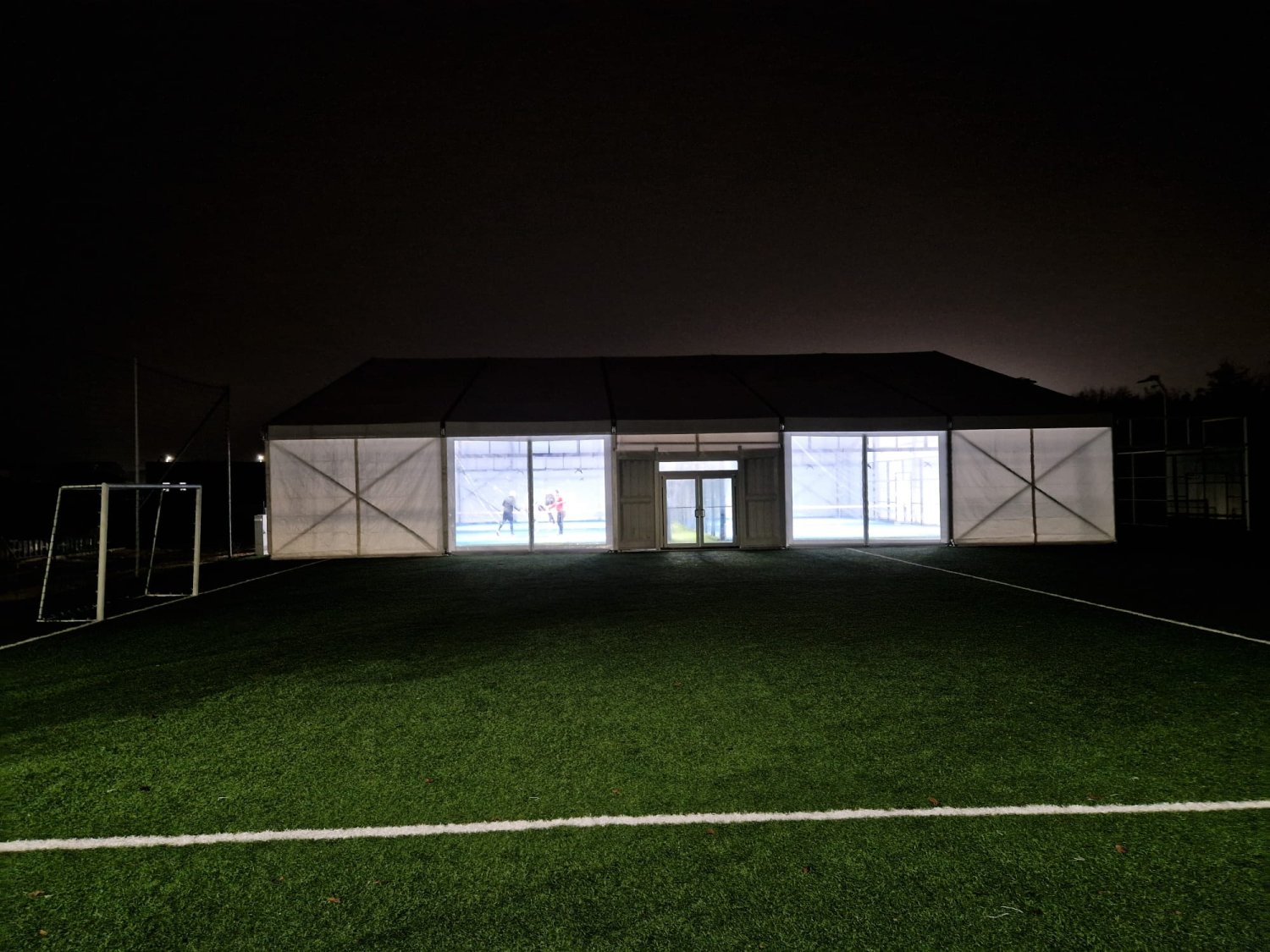 Padel Veszprém - Pályafedés, téli időszak